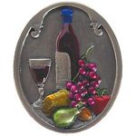Best Wine Cellar Cabinet Knob, Hand Tinted Pewter