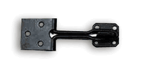 Black Wrought Iron, 4" Wire Hasp