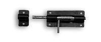 Black Wrought Iron, 5" Barrel Slide Bolt