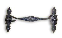 Black Wrought Iron, 6" Birdcage Cabin Hook