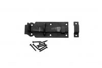 Black Wrought Iron, Black Iron Slide Bolt 4-3/4"