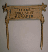 Boot Scraper, Whimsical Cast Iron