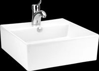 Bostonian White Vitreous China Over Counter Vessel Sink