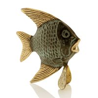 Brass Angelfish Figurine