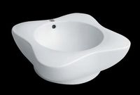 Buttercup White Vitreous China Over Counter Vessel Sink