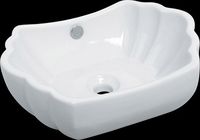 Butterfly White Vitreous China Over Counter Vessel Sink