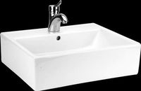 Buxton Vitreous China Over Counter Rectangular Vessel Sink