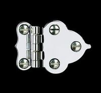 Cabinet Hinges, Bright Chrome Hoosier Offset Hinge