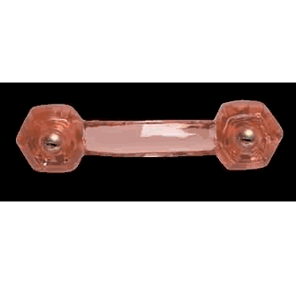 pink dresser pulls Tassel Knob - Light Pink
