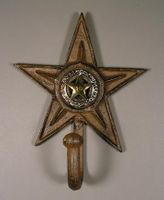 Cast Concho Star Hanger, Cast Iron