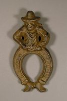 Cast Iron Cowboy Paperweight