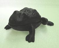 Cast iron Frog Trinket Box