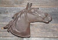 Cast Iron Horse Dish