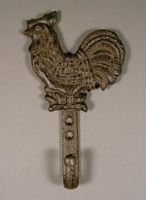Cast Iron Rooster Wall Hook