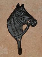 Cast Iron Single Horse Hook