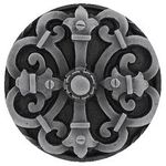 Celtic Chateau Cabinet Knob, Antique Pewter