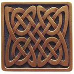 Celtic Isles Cabinet Knob, Antique Copper