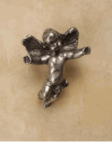 Cherub Cabinet Knob/Pull In Pewter
