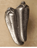Chili Peppers Cabinet Knob/Pull In Pewter