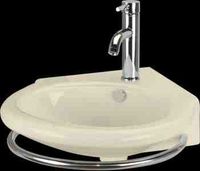 China Sinks, Bone Vitreous China Franco Corner Wall Sink