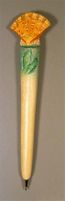 Clam Shell Handcarved Wood Pen