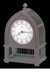 Clocks Verdigris Wooden, Victorian, Birdcage Styling