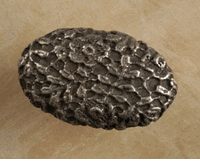 Cottage Lace Oval Pewter Cabinet Knob/Pull