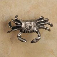 Crab Cabinet Knob/Pull In Pewter