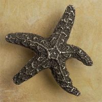 Dancing Starfish Pewter Cabinet Knob/Pull