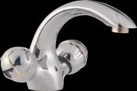 Designer Faucet, Single Hole, Chrome Plated Brass, Planetary Faucet