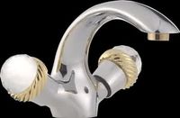 Designer Faucet, Single Hole, Chrome Plated Brass, Silent Crane Faucet