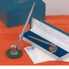 Desk Accessories, Pewter Golf Ball Pen Set