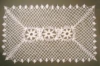 Doilies Ivory Cotton, Doilies 8" x 13"