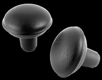 Door Knobs Black Solid Brass, Knobs Only