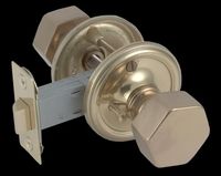 Door Knobs Bright Brass, 2 3/4" Privacy Set