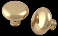 Door Knobs Bright Solid Brass, Knobs Only