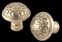 Door Knobs Bright Solid Brass, Star, Knobs Only