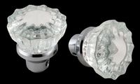 Door Knobs Clear Glass, Knobs Only