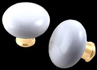 Door Knobs White Porcelain, Knobs Only