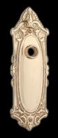 Doorplates, Bright Solid Brass, Oval Doorplate Without Keyhole