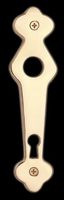Doorplates, Bright Solid Brass, Solid Brass Parlor Doorplate
