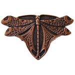 Dragonfly Cabinet Knob, Antique Copper