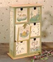 Drawer Chests Wood, 6 Drawer Decorative