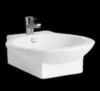Essex White Vitreous China Over Counter Sink Basin