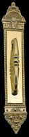 European L'Enfant Door Pull w/ Backplate