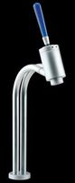 Faucets Brass, Arched Satin Nickel 12" Straight Lever Faucet