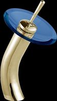 Faucets Brass/Glass, Brass Waterfall Faucet - 12"