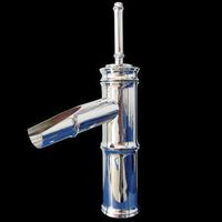 Faucets Chrome, Bamboo Rainwater Chrome Over Brass Faucet