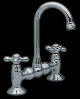 Faucets Chrome Brass, Chrome 8" Gooseneck Faucet