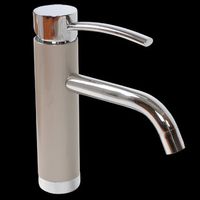 Faucets Chrome/Satin Chrome, Single Lever/Hole Brass Construction Faucet